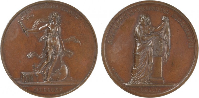 Medalha França

Cobre 1815 La Restauration des Bourbons Paris. Jeuffroy e Andr...