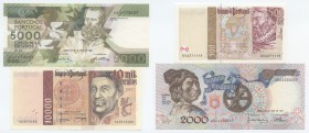 Notas - Portugal - Lote (17 Notas)

Lote (17 Notas) - Banco de Portugal - 10.000 Esc.: 2.5.1996 (2x), Ch.2, AN75A, Cat.191a, quase NOVAS; 12.2.1998 ...