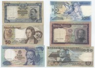 Notas - Portugal - Lote (19 Notas)

Lote (19 Notas) - Banco de Portugal - 5000 Esc., 7.1.1986, Ch.1, AN70E, MBC; 100 Esc.: 19.12.1961 (4x), Ch.6A, A...