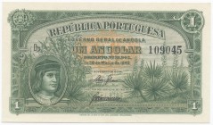 Paper Money - Angola (Colony) - 1 Angolar ND

Governo Geral de Angola - 1 Angolar ND, (1942), Diogo Cão, JS A66, Cat 68, New
