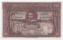 Paper Money - Angola (Colony) - 50 Angolares 1.6.1927

Banco de Angola - 50 Angolares, 1.6.1927, Salvador Benevides, JS A71, Cat 74A, New