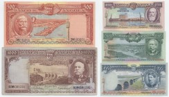 Paper Money - Angola (Colony) - Lot (5 Notes)

Lot (5 Notes) - Banco de Angola - 20, 50, 100, 500 e 1000 Escudos (Almost Extremely Fine), 15.8.1956,...