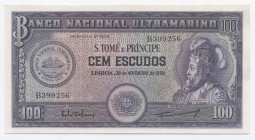 Notas - S. Tomé e Príncipe - 100 Escudos 20.11.1958

Banco Nacional Ultramarino - 100 Escudos, 20.11.1958, AN19, JS ST40, NOVA