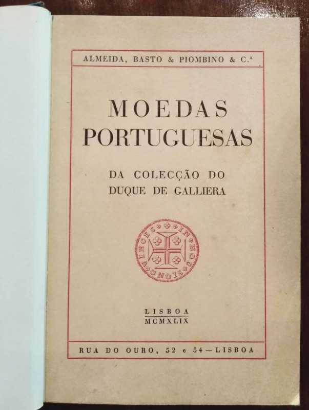 Livros

Almeida, Basto & Piombino & Cª - Moedas Portuguesas da colecção do Duq...