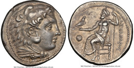 MACEDONIAN KINGDOM. Alexander III the Great (336-323 BC). AR tetradrachm (26mm, 17.24 gm, 7h). NGC Choice XF S 5/5 - 4/5. Lifetime-early posthumous is...