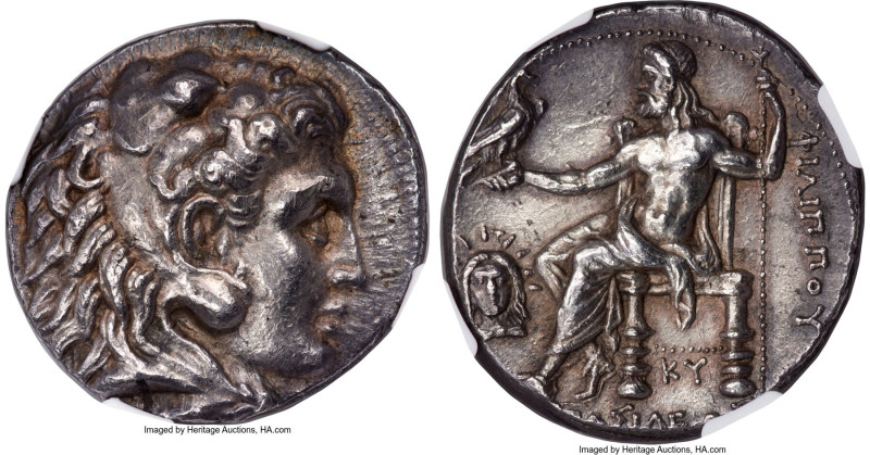 MACEDONIAN KINGDOM. Philip III Arrhidaeus (323-317 BC). AR tetradrachm (27mm, 17...