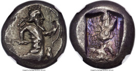 ACHAEMENID PERSIA. Xerxes II-Artaxerxes III (ca. 400-340 BC). AR siglos (14mm, 5.50 gm). NGC Choice XF S 5/5 - 4/5. Lydo-Milesian standard. Sardes, ca...