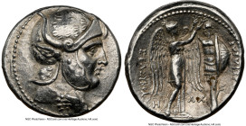 SELEUCID KINGDOM. Seleucus I Nicator (312-281 BC). AR tetradrachm (26mm, 17.03 gm, 2h). NGC XF 5/5 - 3/5, Fine Style. Susa, ca. 305/4-295 BC. Head of ...