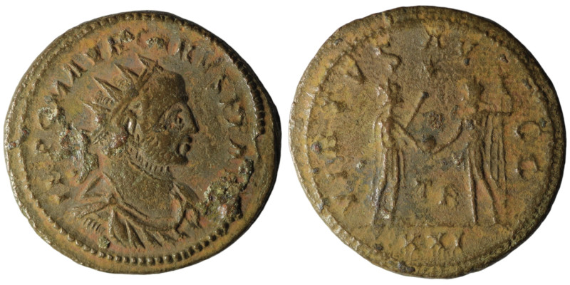 Carus (AD 282-283). Tripolis
Antoninianus (23mm, 4,39g)