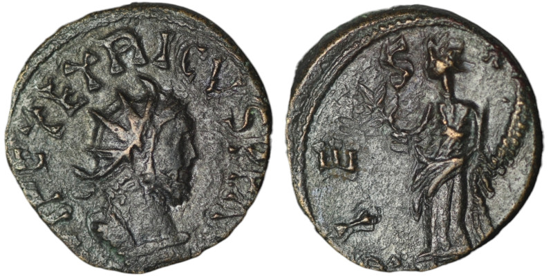 Barbarous Tetricus I. After AD 272-273
Antoninianus (16mm, 2,32g)