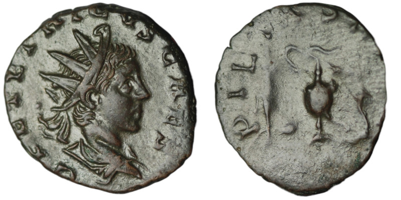 Tetricus II, as Caesar (AD 273). Treveri
Antoninianus (18mm, 2,22g)