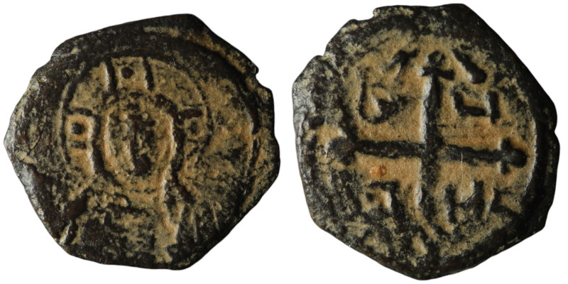 CRUSADERS. Principality of Antioch. Tancred, regent (AD 1101-1112)
AE Follis (20...