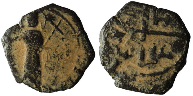 CRUSADERS. Principality of Antioch. Tancred, regent (AD 1101-1112)
AE Follis (20...