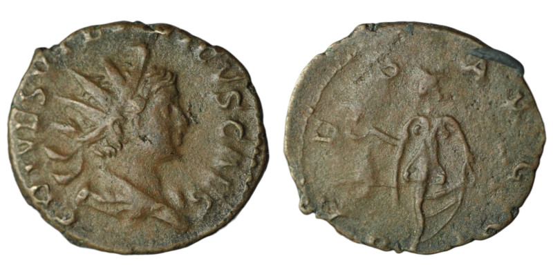 Barbarous Tetricus II, as Caesar. After the Colonia Agrippinensis mint issues of...