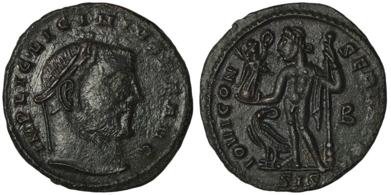 Licinius I (AD 308-324). Siscia
AE Follis (21mm, 3,47g)