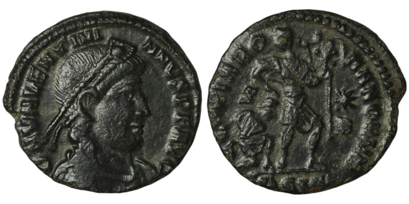 Valentinian I (AD 364-375). Siscia
AE Follis (18mm, 2,01g)