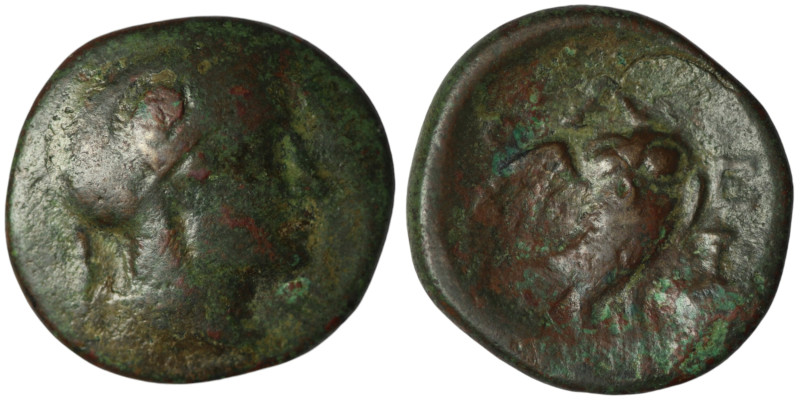 Greek coin
AE Bronze (21mm, 5,92g)