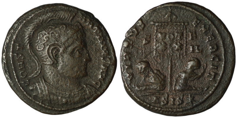 Constantine I 'the Great' (AD 307/10-337). Siscia
AE Follis (20mm, 2,83g)