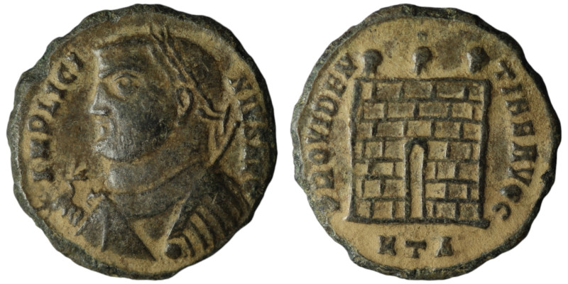 Licinius I (AD 308-324). Heraclea
AE Follis (19mm, 2,43g)