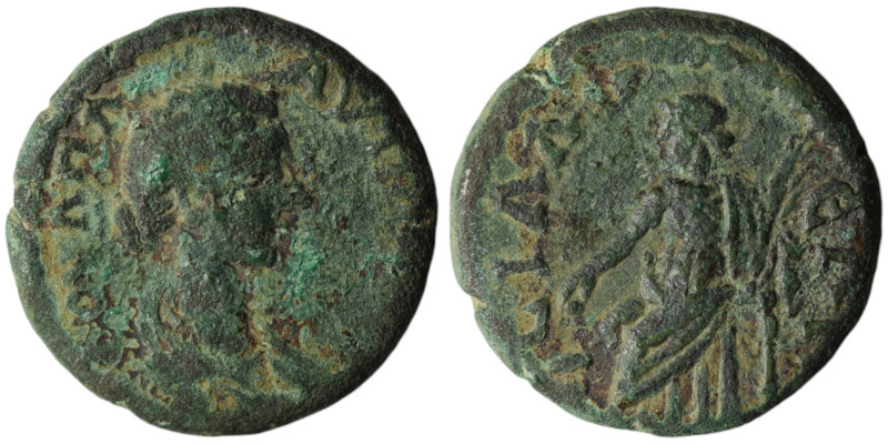 PAMPHYLIA. Sillyum. Plautilla (AD 202-205)
AE Bronze (18mm, 4,03g)