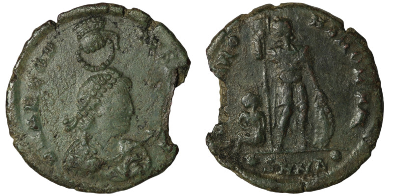 Arcadius (AD 383-388). Nicomedia
AE Follis (24mm, 3,82g)