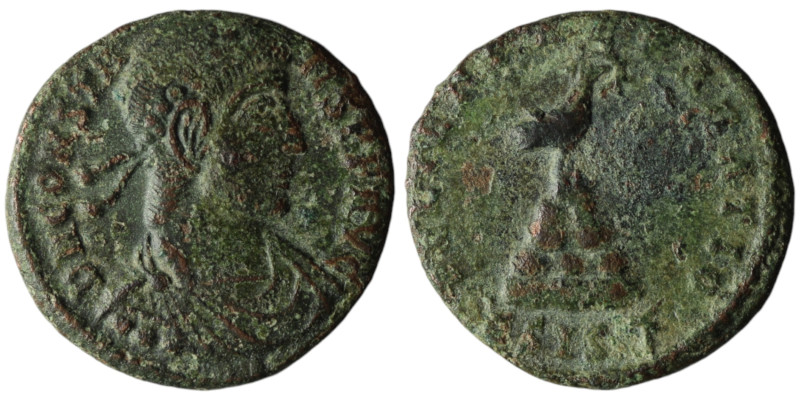 Constans (AD 337-350). Siscia
AE Follis (19mm, 2,17g)