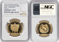 Confederation gold Proof "Bern-Langenthal Shooting Festival" 1000 Francs 1991-HF PR69 Ultra Cameo NGC, KM-XS39, Hab-42a. Bern Festival in Langenthal. ...