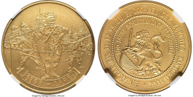 Confederation gold Matte Proof "Albisgutli Shooting Festival Centennial" 200 Francs 1998 PR70 NGC, KM-XS56., Haberli-59. Mintage: 100. A stunning mode...