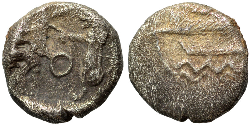 PHOENICIA. Sidon. Ba'alšillem II, circa 401-366 BC. 1/16 Shekel (silver, 0.81 g,...