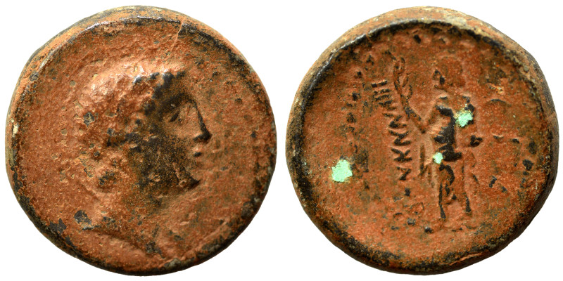 PHOENICIA. Marathos. 175/4-170/69 BC. Ae (bronze, 8.80 g, 20 mm). Laureate and d...