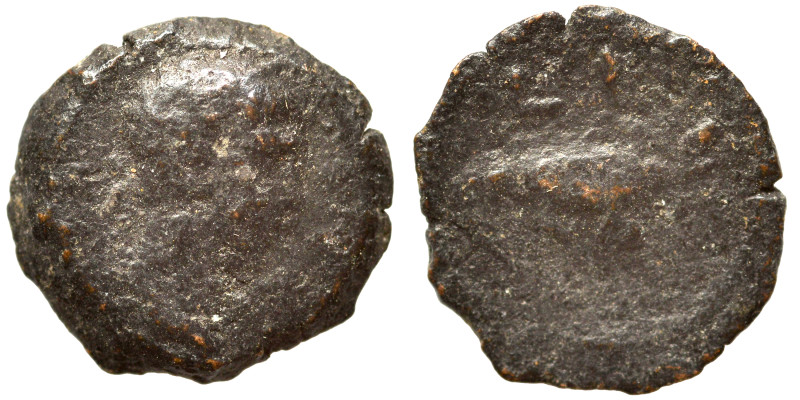 EGYPT. Alexandria. Trajan. 98-117. Chalkous (bronze, 1.08 g, 11 mm). Laureate he...