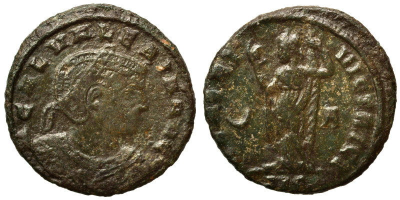 Galeria Valeria, Augusta, 293-311. Follis (bronze, 6.48 g, 25 mm), Siscia. GAL V...