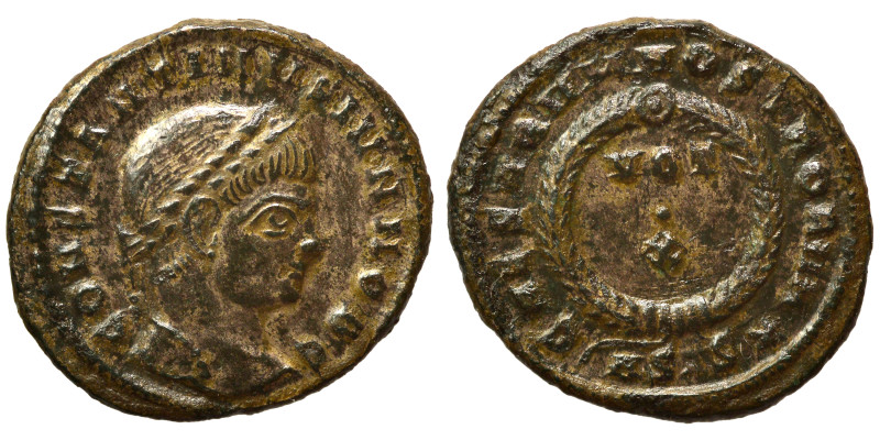 Constantine II, as Caesar, 316-337. Follis (bronze, 2.83 g, 18 mm), Siscia. CONS...