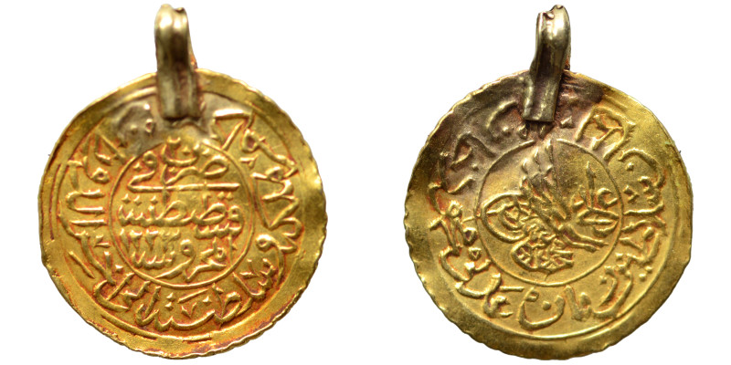 Ottoman. Mahmud II, AH 1223-1255. Av (gold, 0.47 g, 12 mm), Kostantiniye mint, A...