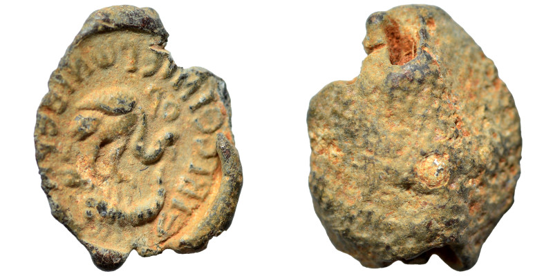 Greek-Roman seal (lead, 3.17 g, 15 mm). Sold as seen.