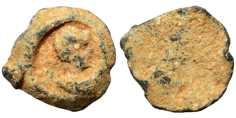 Greek-Roman seal (lead, 5.03 g, 17 mm). Sold as seen.