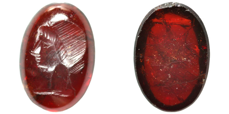 Roman Gemstone Intaglio, circa 1st-2nd century AD. (0.60 g, 11 mm). Sold as seen...