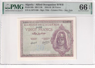 Algeria, 20 Francs, 1945, UNC, p92b