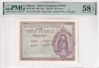 Algeria, 20 Francs, 1945, AUNC(+), p92b