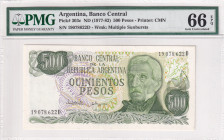 Argentina, 500 Pesos, 1977-82, UNC, p303c