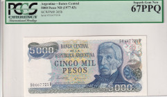 Argentina, 5.000 Pesos, 1977-83, UNC, p305b