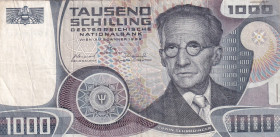 Austria, 1.000 Schilling, 1983, VF, p152