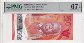 Barbados, 50 Dollars, 2022, UNC, p84a
