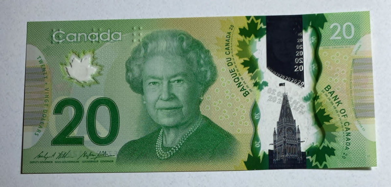 Canada, 20 Dollars, 2012, UNC, p108b

Queen Elizabeth II Portrait, Polymer ban...