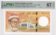 Comoros, 10.000 Francs, 1997, UNC, p14a