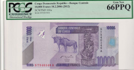 Congo Democratic Republic, 10.000 Francs, 2012, UNC, p103a