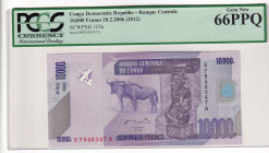 Congo Democratic Republic, 10.000 Francs, 2012, UNC, p103a