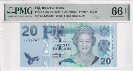 Fiji, 20 Dollars, 2007, UNC, p112a