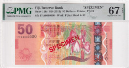 Fiji, 50 Dollars, 2013, UNC, p118s, SPECIMEN