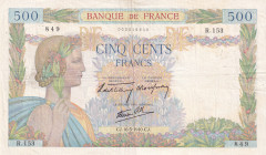 France, 500 Francs, 1940, VF, p95a